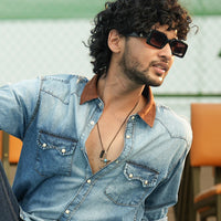 Stone Contrast Denim