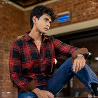 Classic Red Plaid Shirt 513