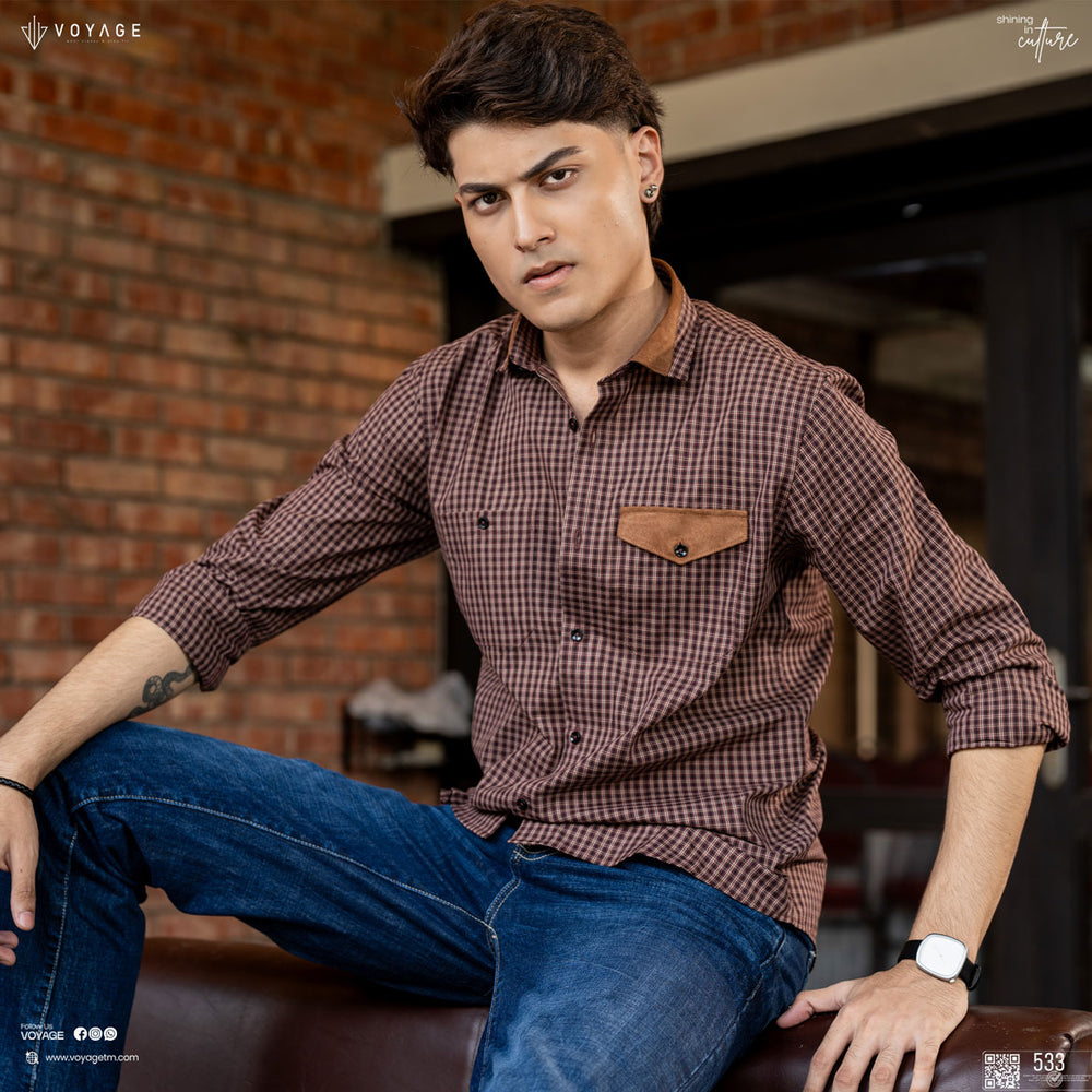 Coffe Check Casual Shirt  533