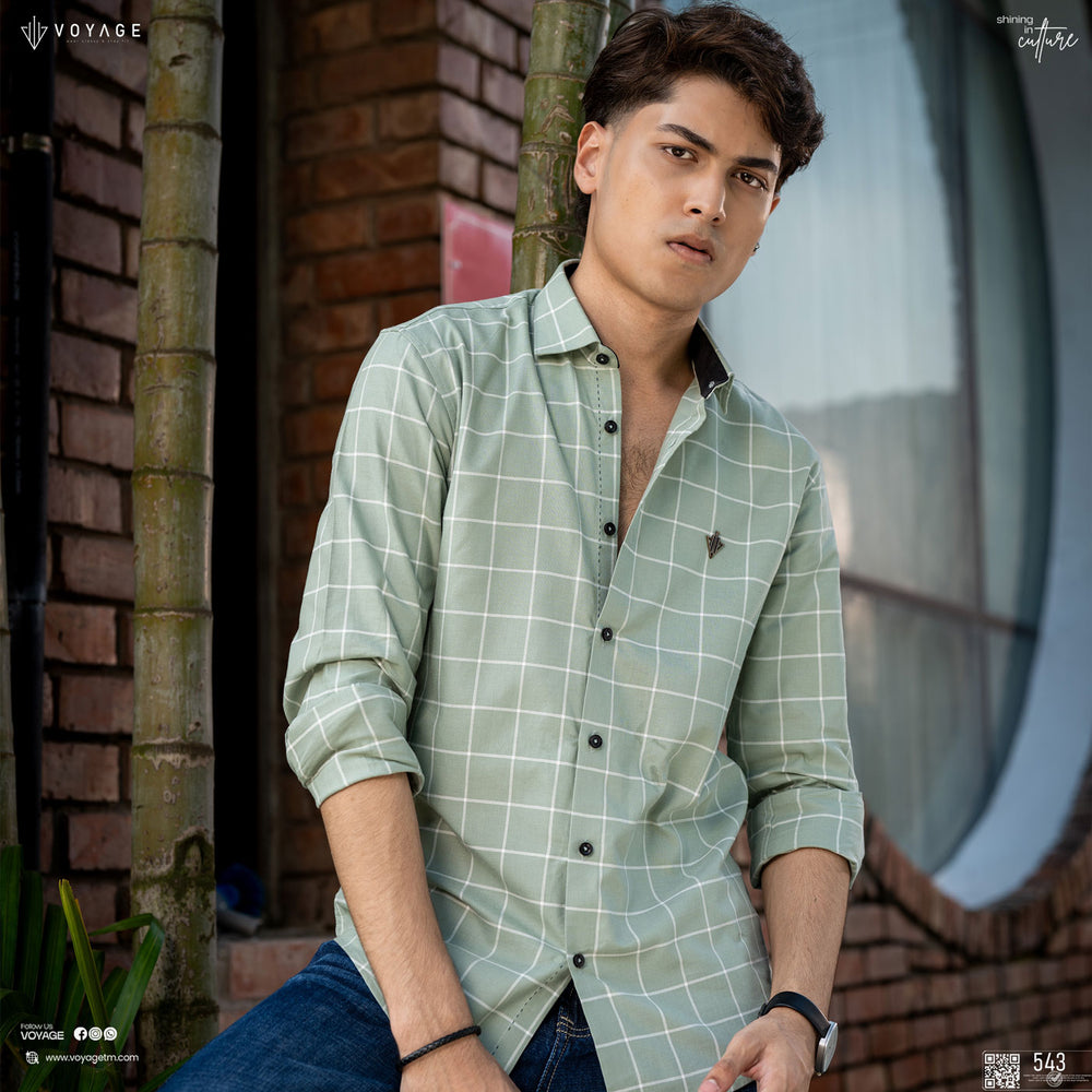 Élite Sage Check Shirt 543