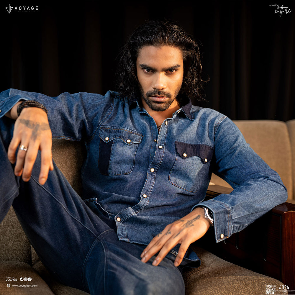 Western Denim Shirt 4024