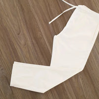 Voyage off white pajama 2502, flat view